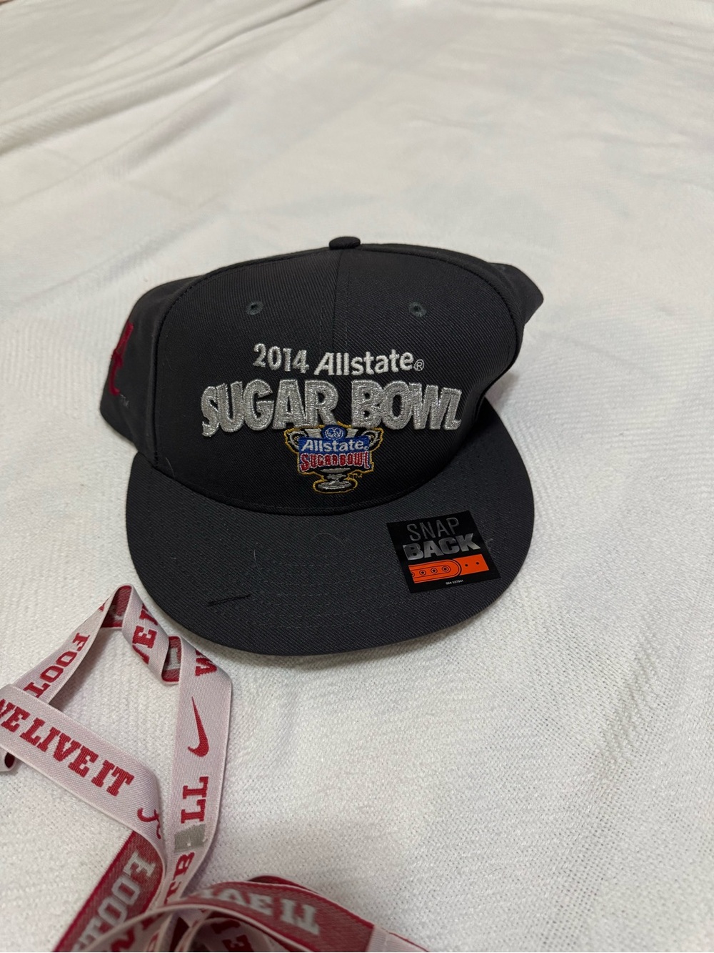 Alabama Nike Black 2014 Allstate Sugar Bowl Snapback Hat
